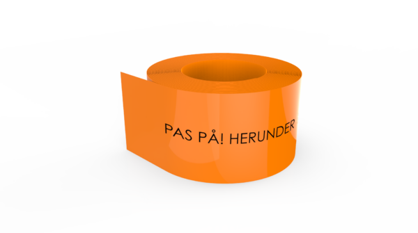 Cable Cover - Orange - 100x1,5 mm i rl. á 50 mtr.
