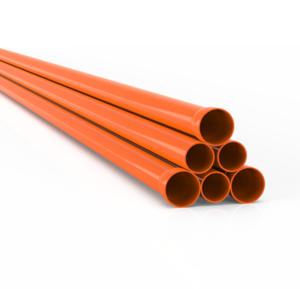 Cable Protection Pipe- Orange - Ø90 mm