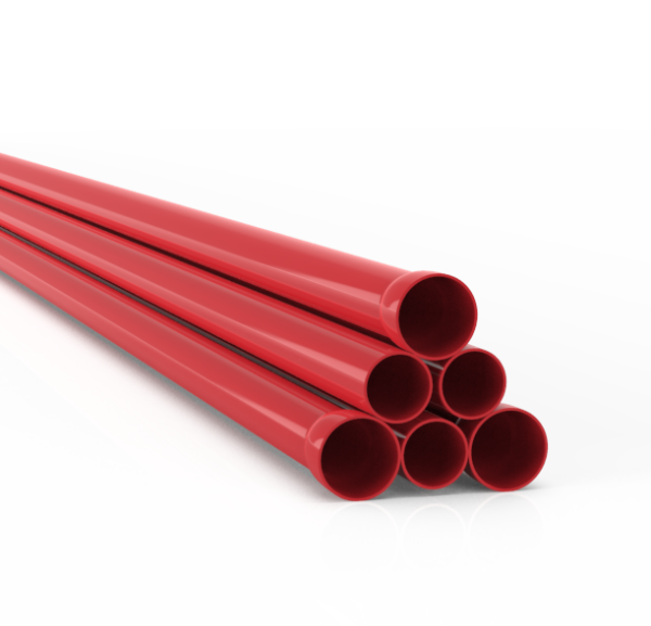 Cable Protection Pipe- Red - Ø110 mm