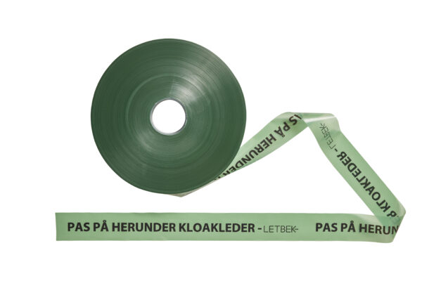 Markeringsbånd - Grøn 50x0,1mm i rl. á 500 mtr