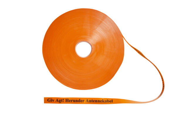 Markeringsbånd - Antenne Orange 25x0,3mm i rl. á 250 mtr