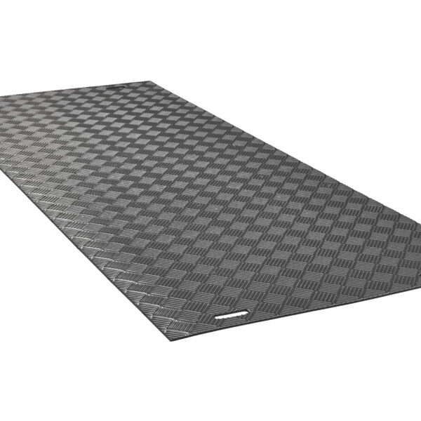 Køreplader 200×110×1 cm m/mønster og 2 håndtag