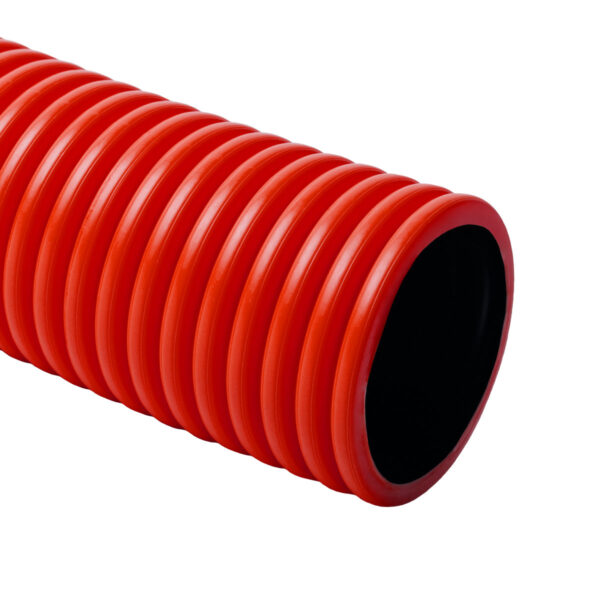 Corrugated Pipe Flexible Doublecoated Ø110mm - Red
