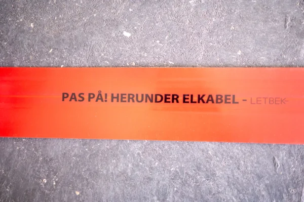 Kabelafdæk - Rød - 400x2,0 mm i rl. á 25 mtr. - Image 2
